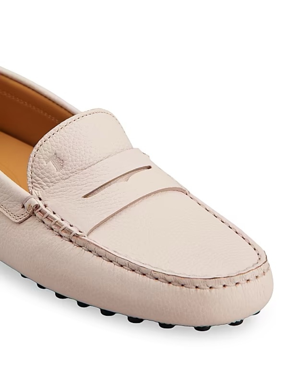 Tod's Gommini driving shoes- light  Pink Leather  Loafers